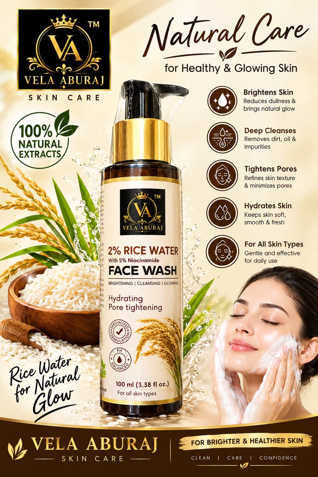 2% Rice Water Face Wash