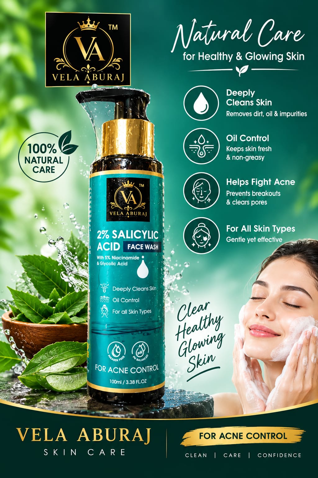 2% Salicylic Acid Face Wash